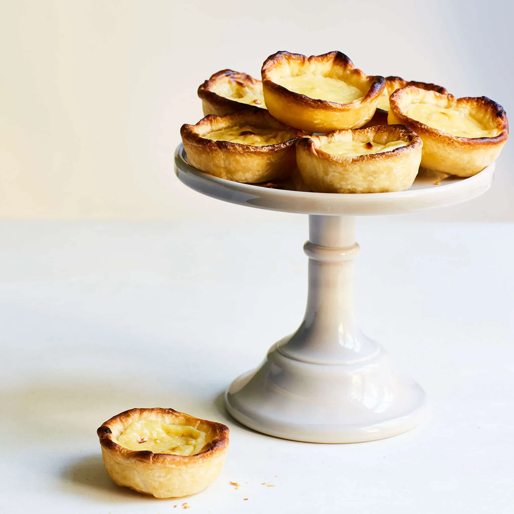 Hot White Milk Glass Cake Stand American Ingredients|Serveware