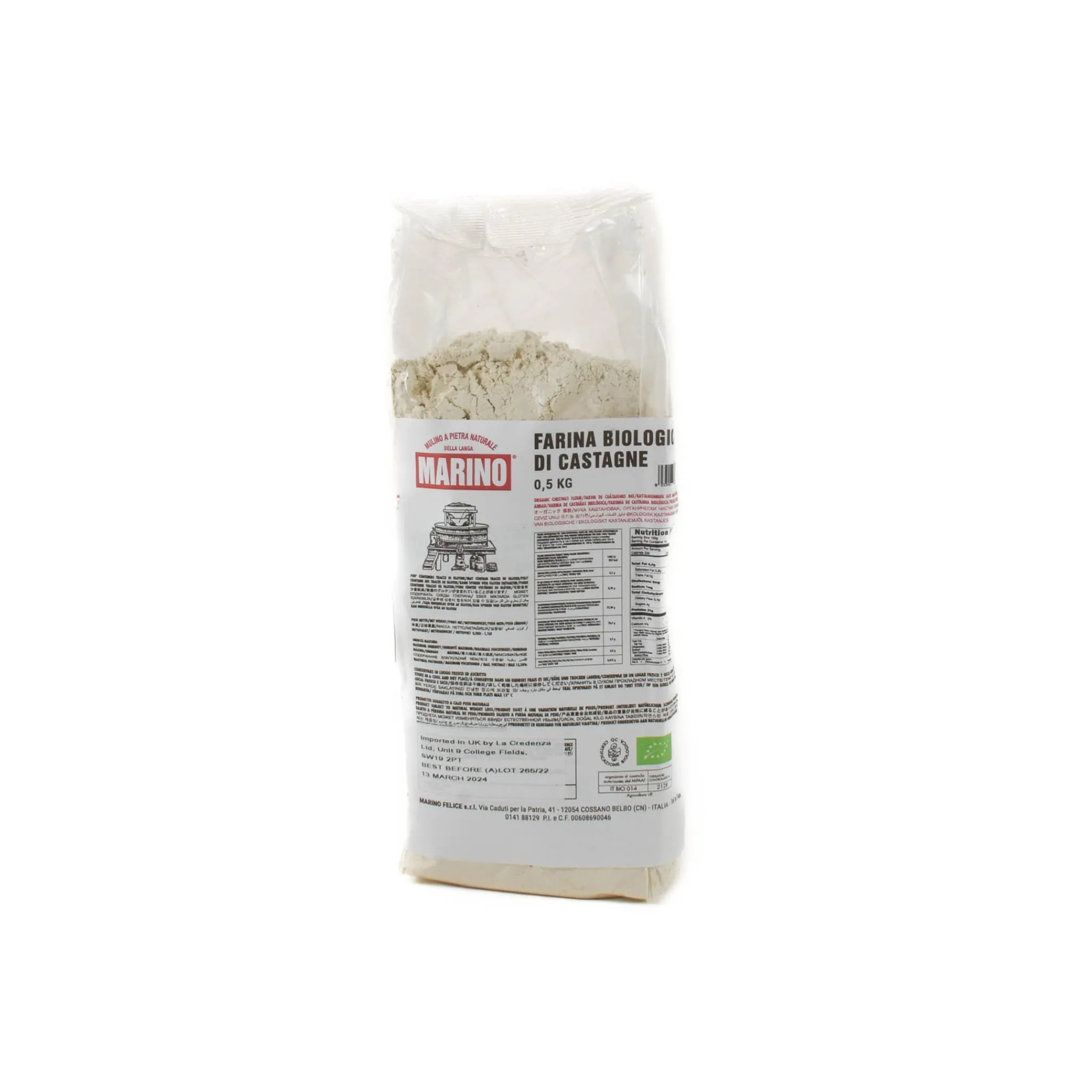 Organic Chestnut Flour, 500g Ingredients Brands|Baking Ingredients