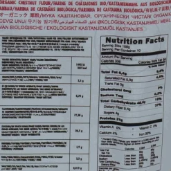 Organic Chestnut Flour, 500g Ingredients Brands|Baking Ingredients