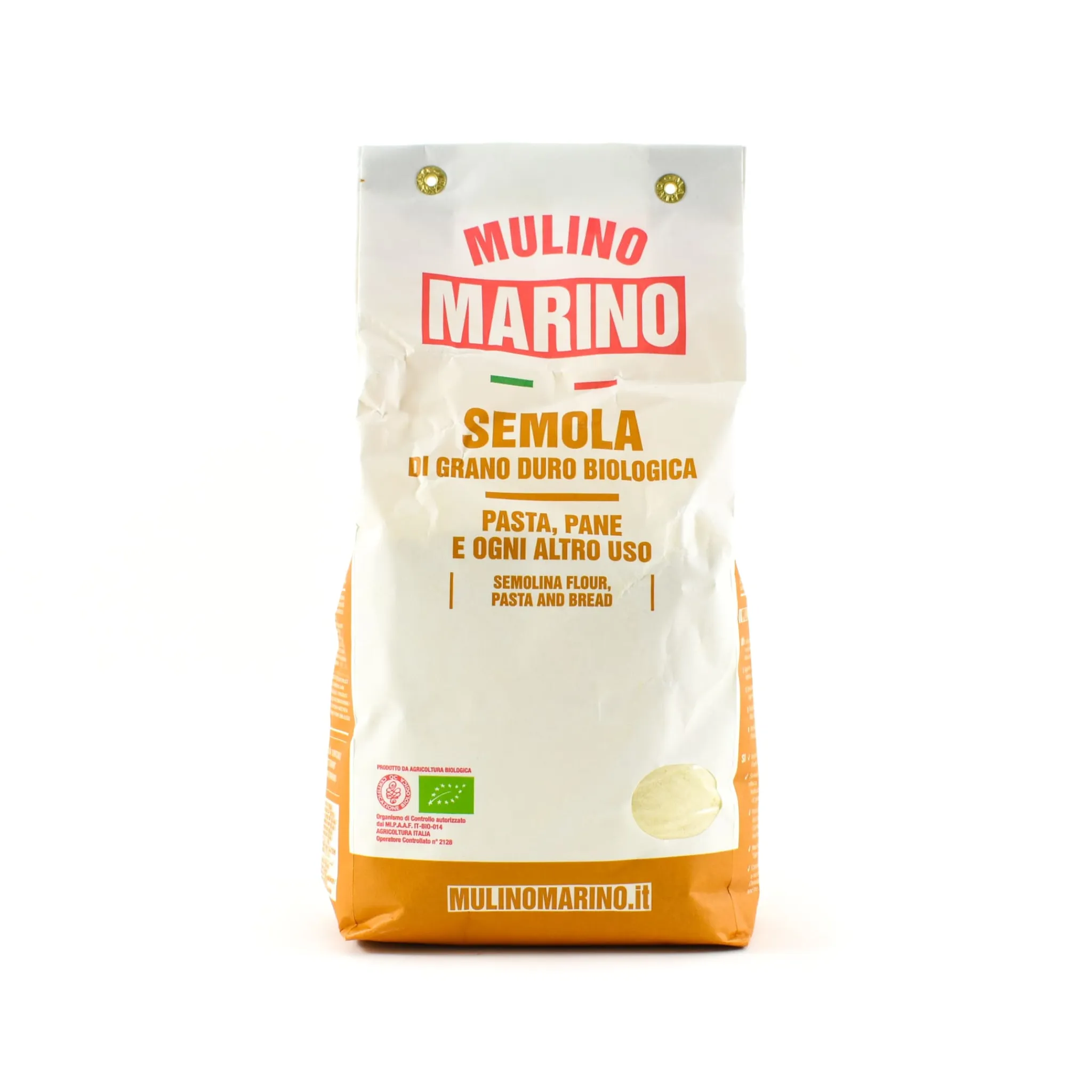 Organic Semola di Grano Duro Wheat Flour, 1kg Italian Ingredients|Baking Ingredients