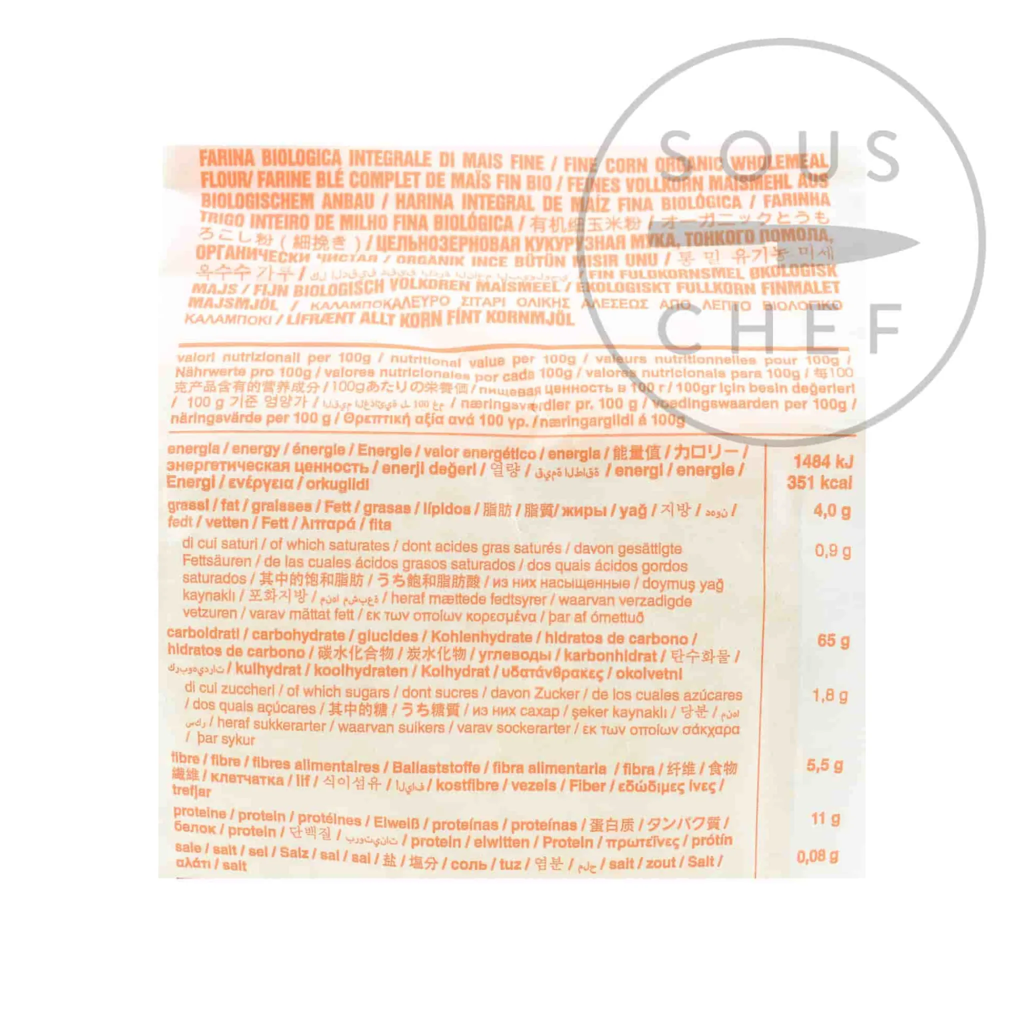 Online Organic Yellow Polenta, 1kg Ingredients Brands|Italian Ingredients