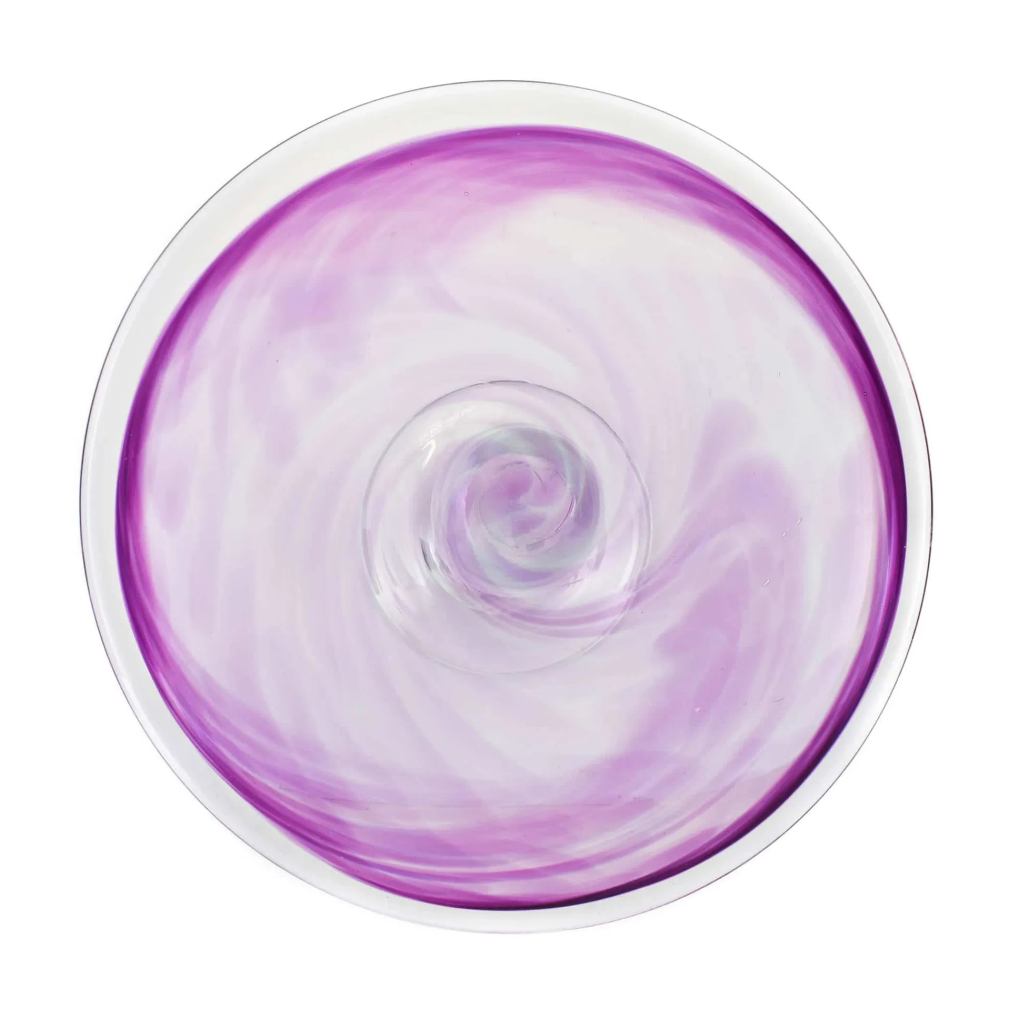 Discount Murano Glass Amethyst Cake Stand, 25cm Tableware Brands