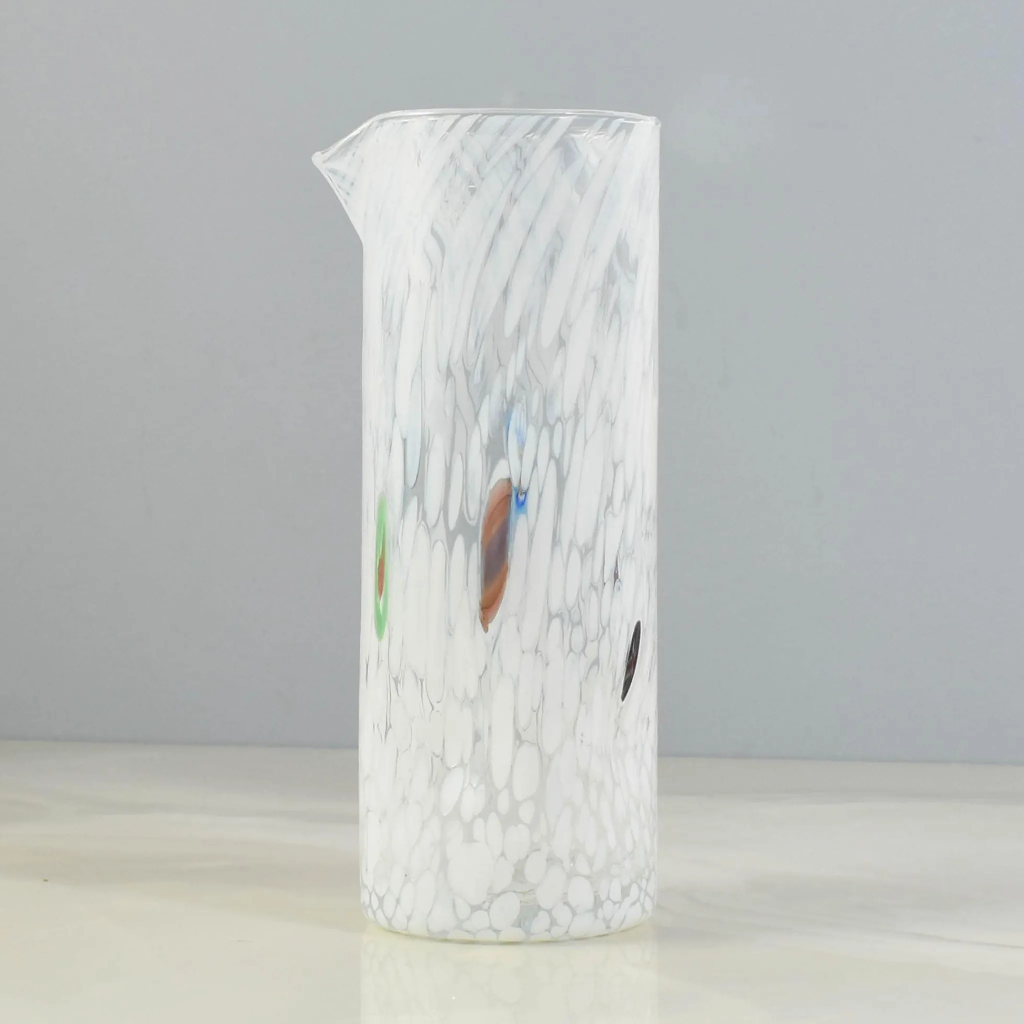 Discount Murano Glass Tall Pitcher, White Jugs & Bottles|Tableware Brands