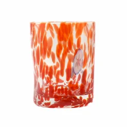 Online Murano Glass Tumbler, Orange Table Setting|Drinking Glasses