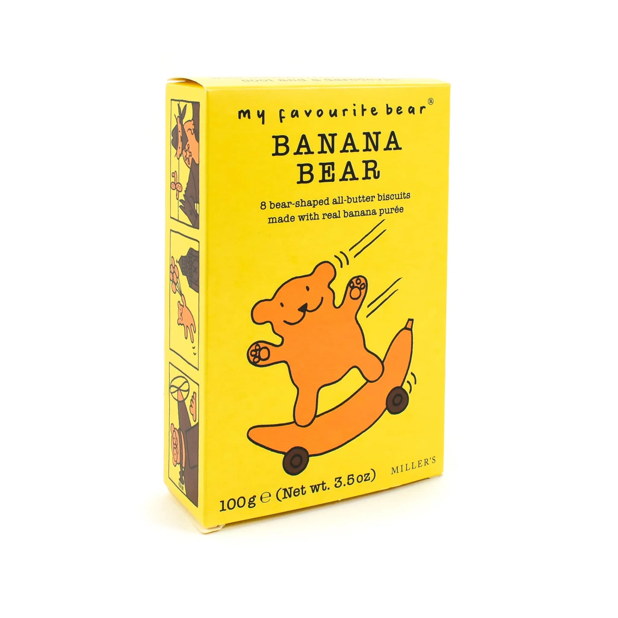 Discount My Favourite Bear Banana Biscuits, 100g Ingredients Brands|Made In The Uk