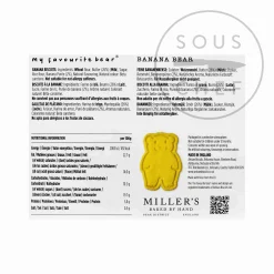 Discount My Favourite Bear Banana Biscuits, 100g Ingredients Brands|Made In The Uk