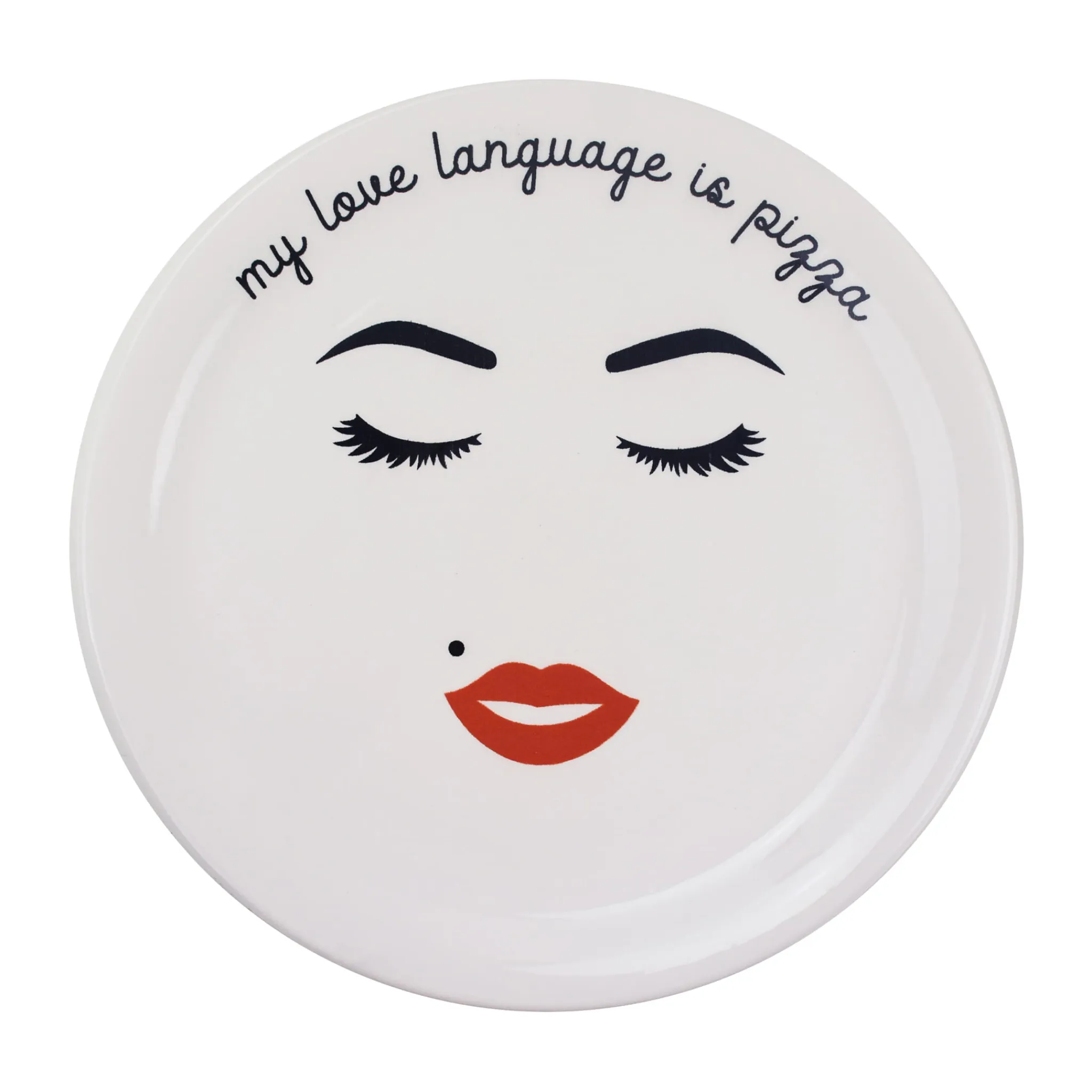 Online My Love Language Is Pizza Pizza Plate, 31cm Tableware Brands|Italian Ingredients