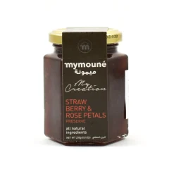 Best Strawberry & Rose Petal Jam, 250g Ingredients Brands|Middle Eastern Ingredients