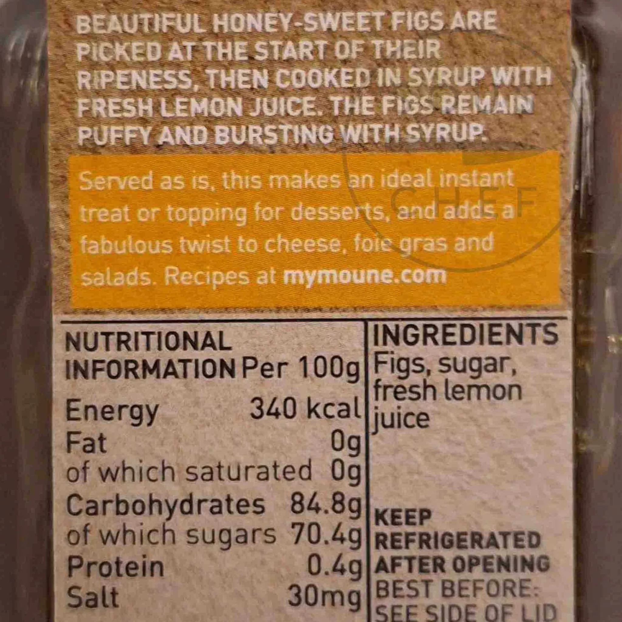 Clearance Whole Figs in Syrup, 340g Ingredients Brands|Baking Ingredients