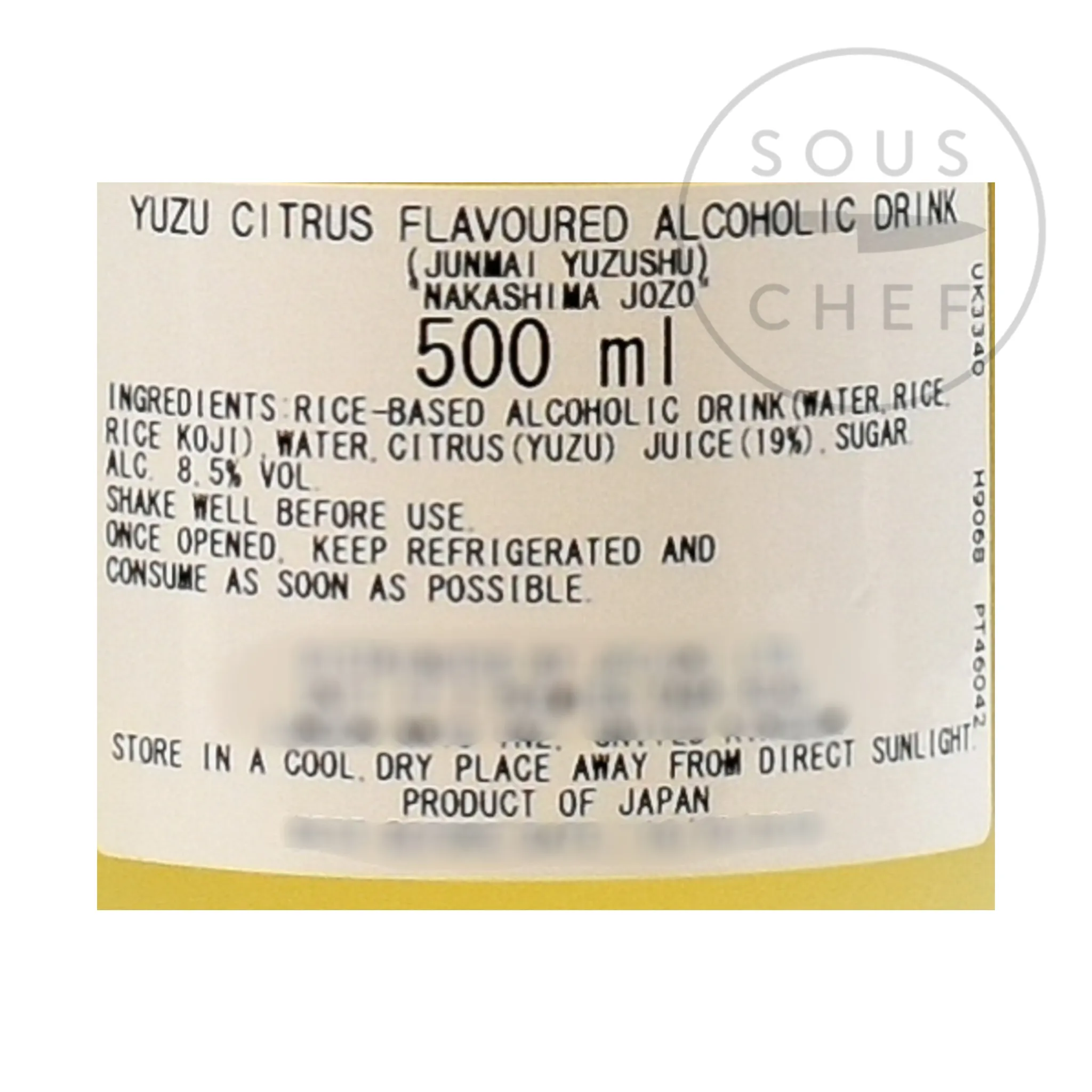 Online Shiroku Yuzushu, 500ml Ingredients Brands|Japanese Ingredients