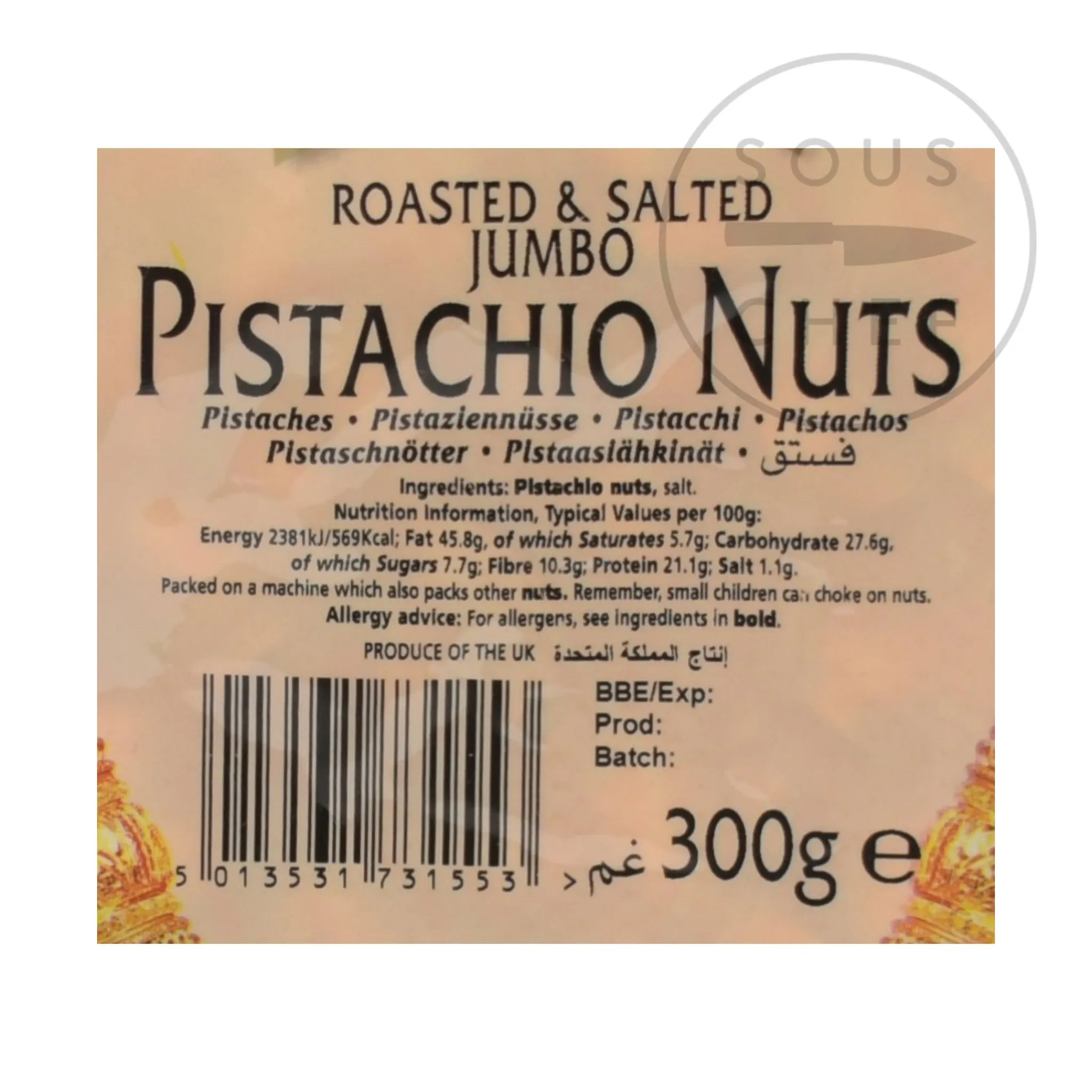 Best Roasted & Salted Pistachios, 300g Ingredients Brands|Indian Ingredients