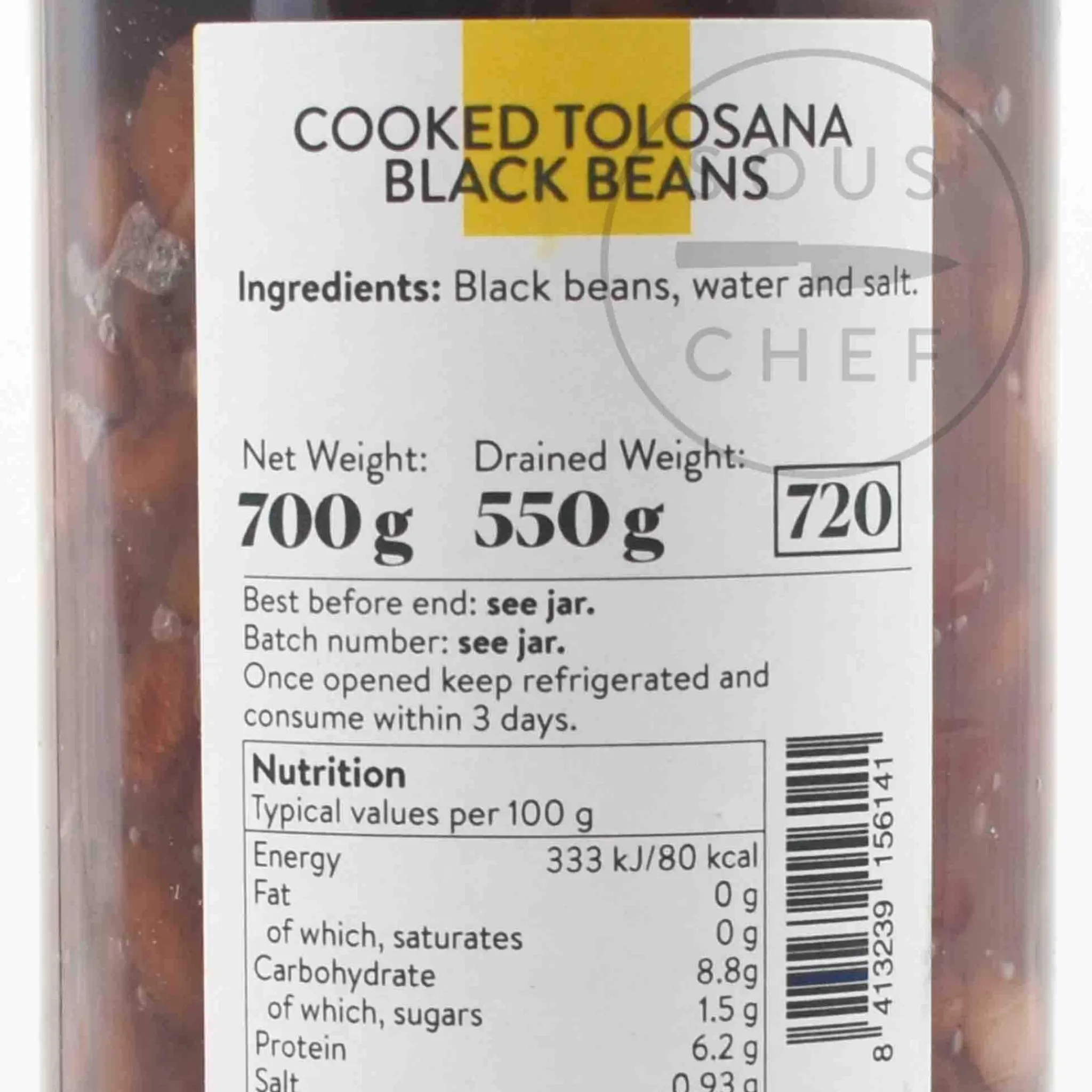 Discount Tolosana Black Beans, 660g Spanish Ingredients|Pasta, Rice & Beans