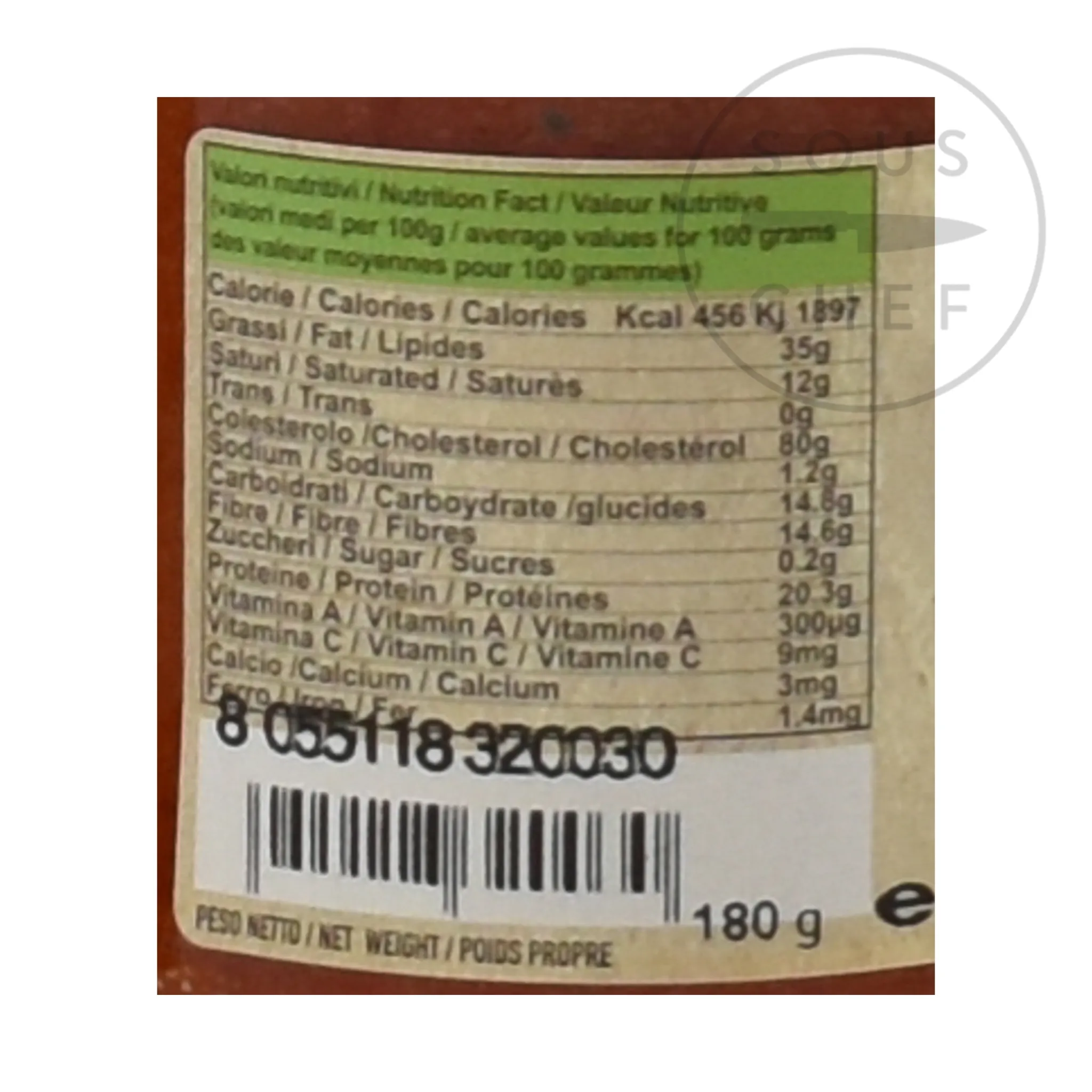 Outlet Nduja, 180g Italian Ingredients|Sauces & Condiments