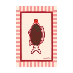Hot Soy Sauce Tea Towel Kitchen Textiles & Clothing