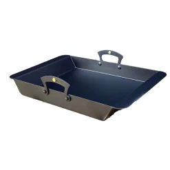 Hot Spun Iron Roasting Tray, 22x24cm Baking Supplies & Equipment