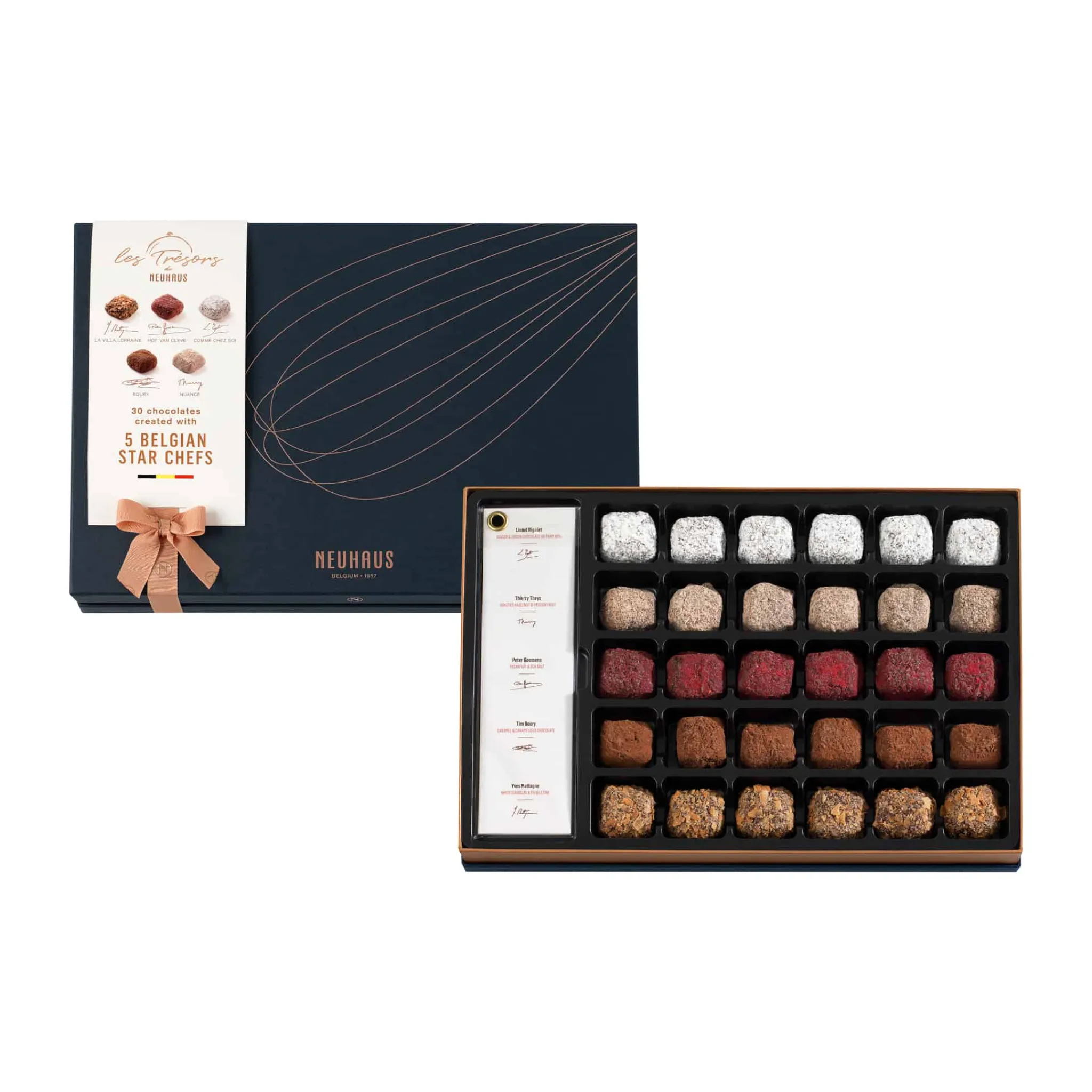 Outlet "Les Tresors de " Pralines - 30 Pieces Ingredients Brands|French Ingredients