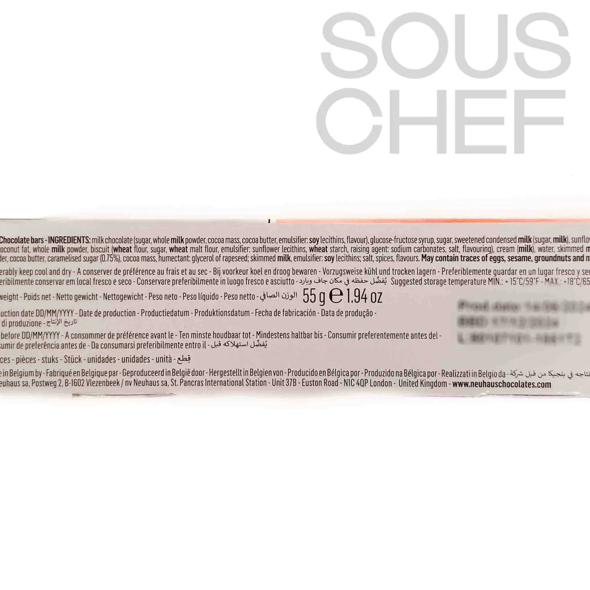 Online Milk Chocolate Crunchy Caramel Bar, 55g Ingredients Brands|Chocolate & Sweets