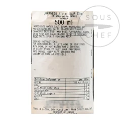 Clearance Shiro Dashi - Bonito Soup Stock, 500ml Japanese Ingredients|Stock & Bouillon