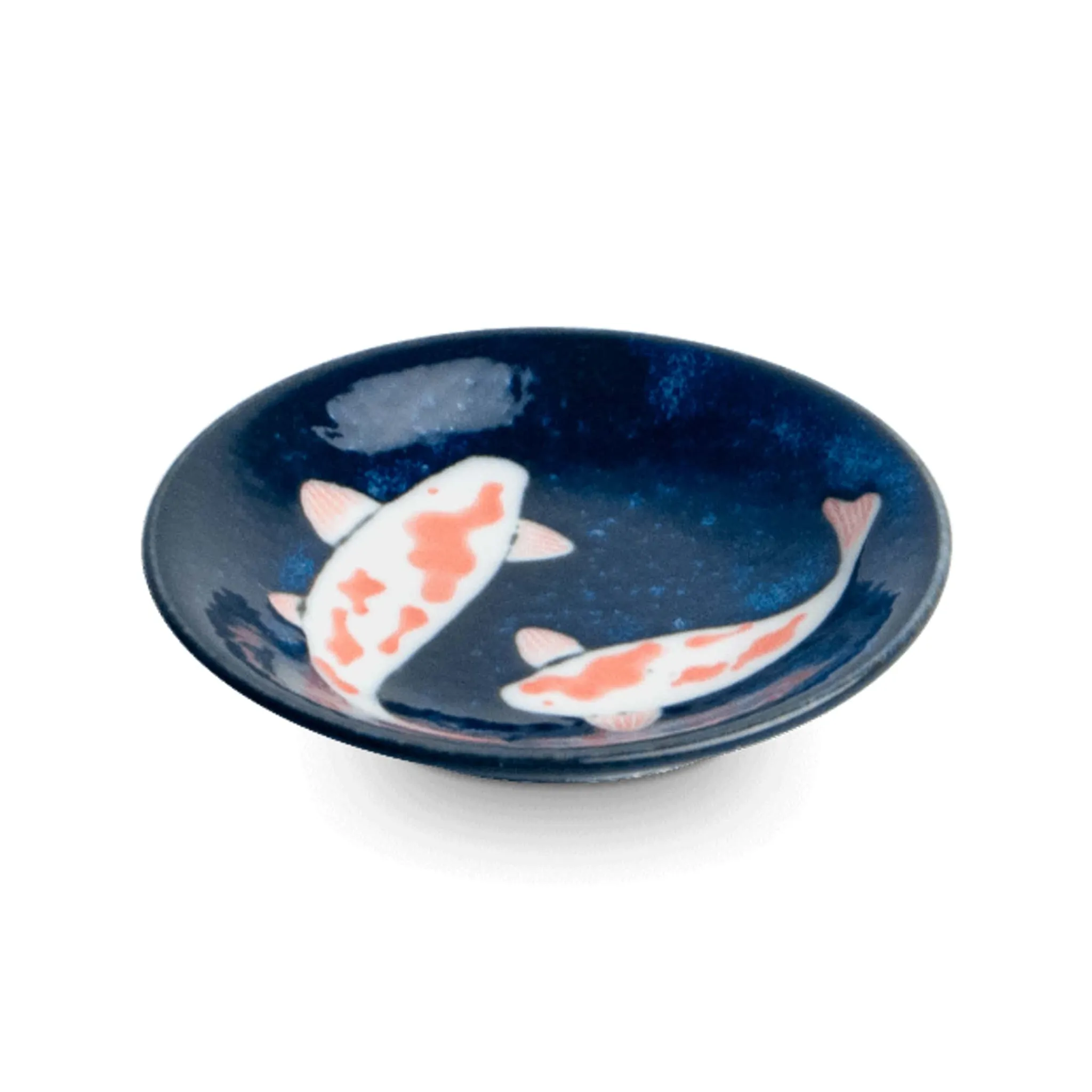 Clearance Nishikigoi Soy Sauce Dish, 10cm Japanese Tableware|Crockery & Dinnerware
