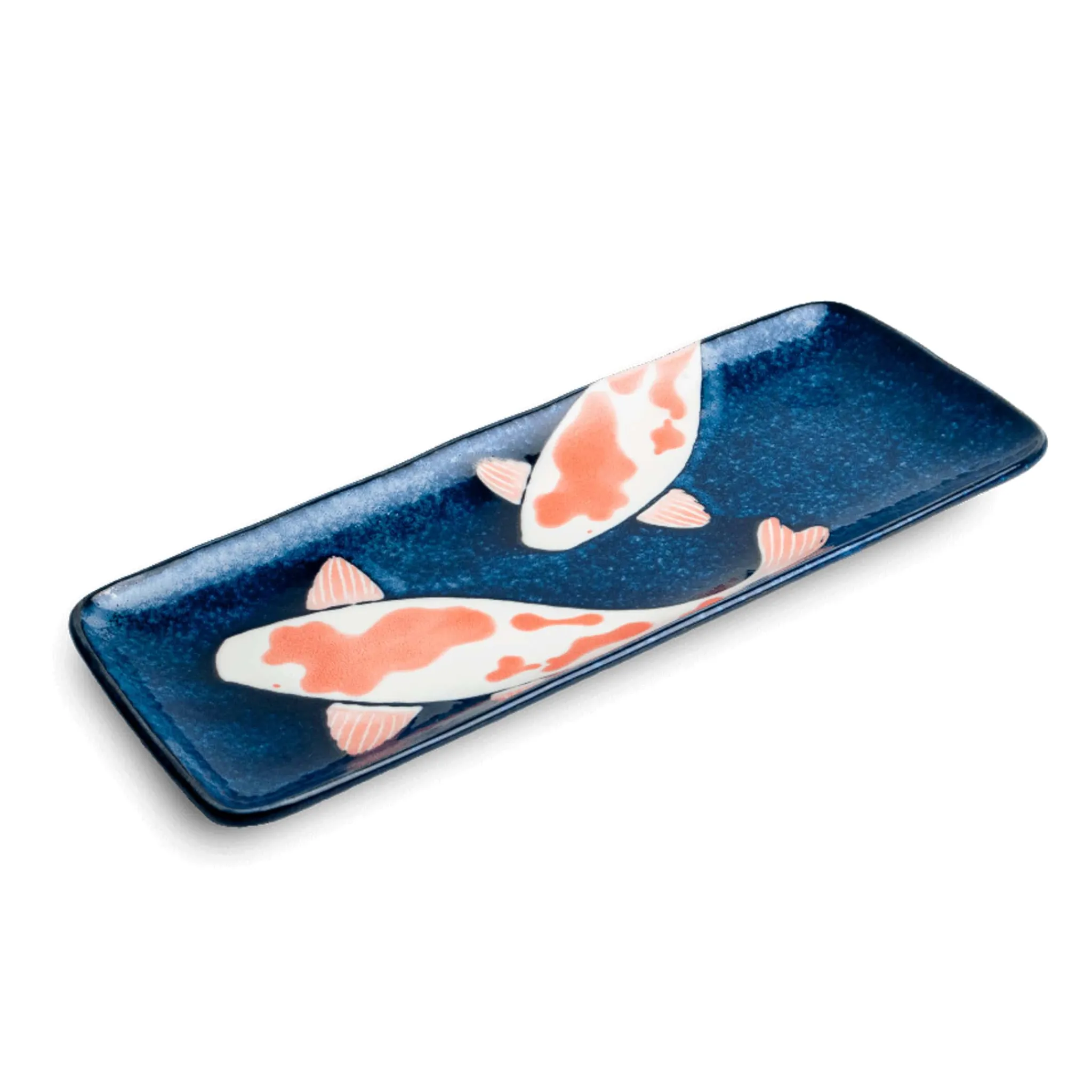Nishikigoi Sushi Plate, 31cm Plates|Japanese Tableware