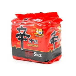 New Nongshim Shin Ramen Noodles, 5 x 120g Korean Ingredients|Chinese Ingredients