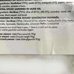 Online Extra Spiced Sardines in Olive Oil, 125g Tinned Fish & Seafood|Ingredients Brands