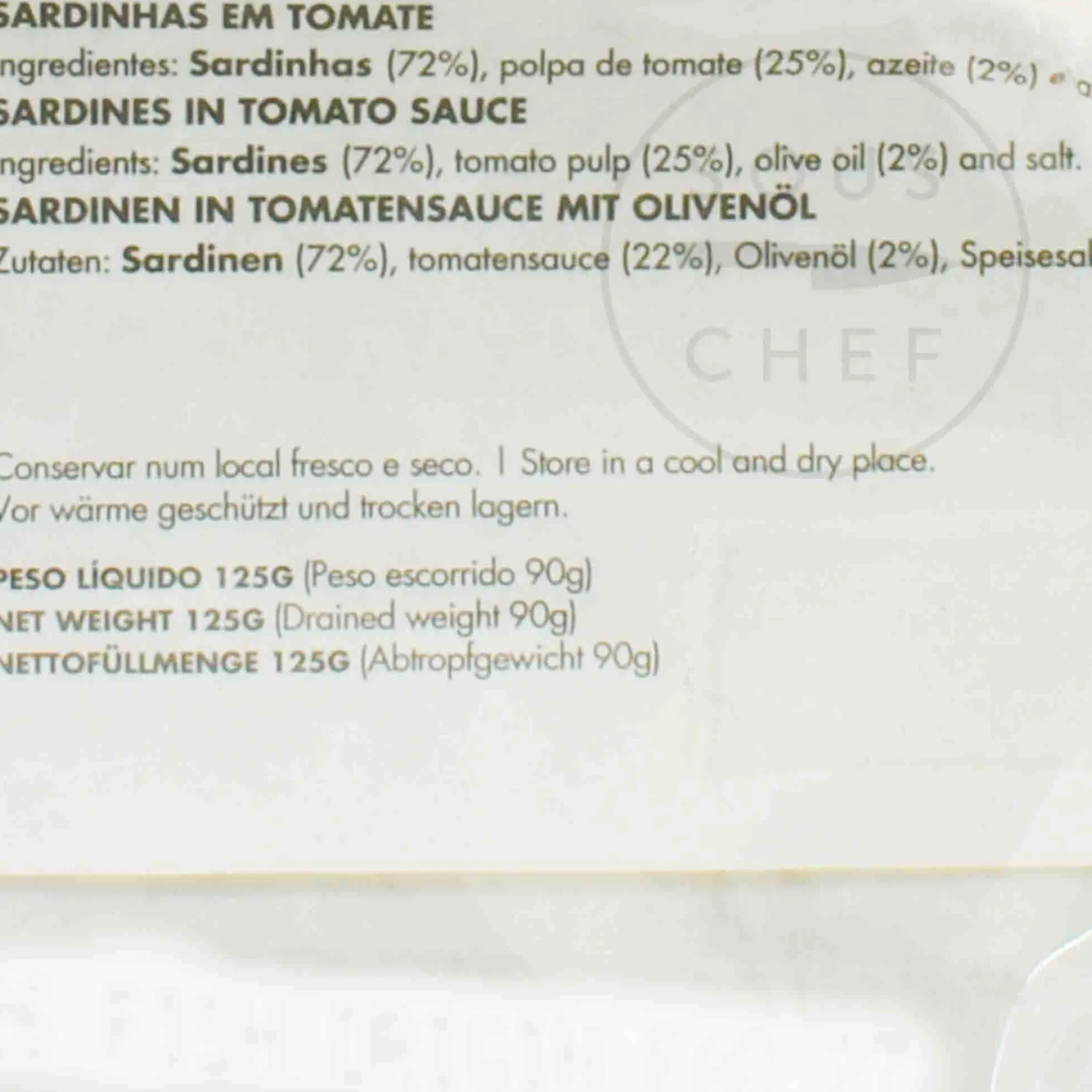 New Sardines in Tomato, 125g Ingredients Brands|Tinned Fish & Seafood