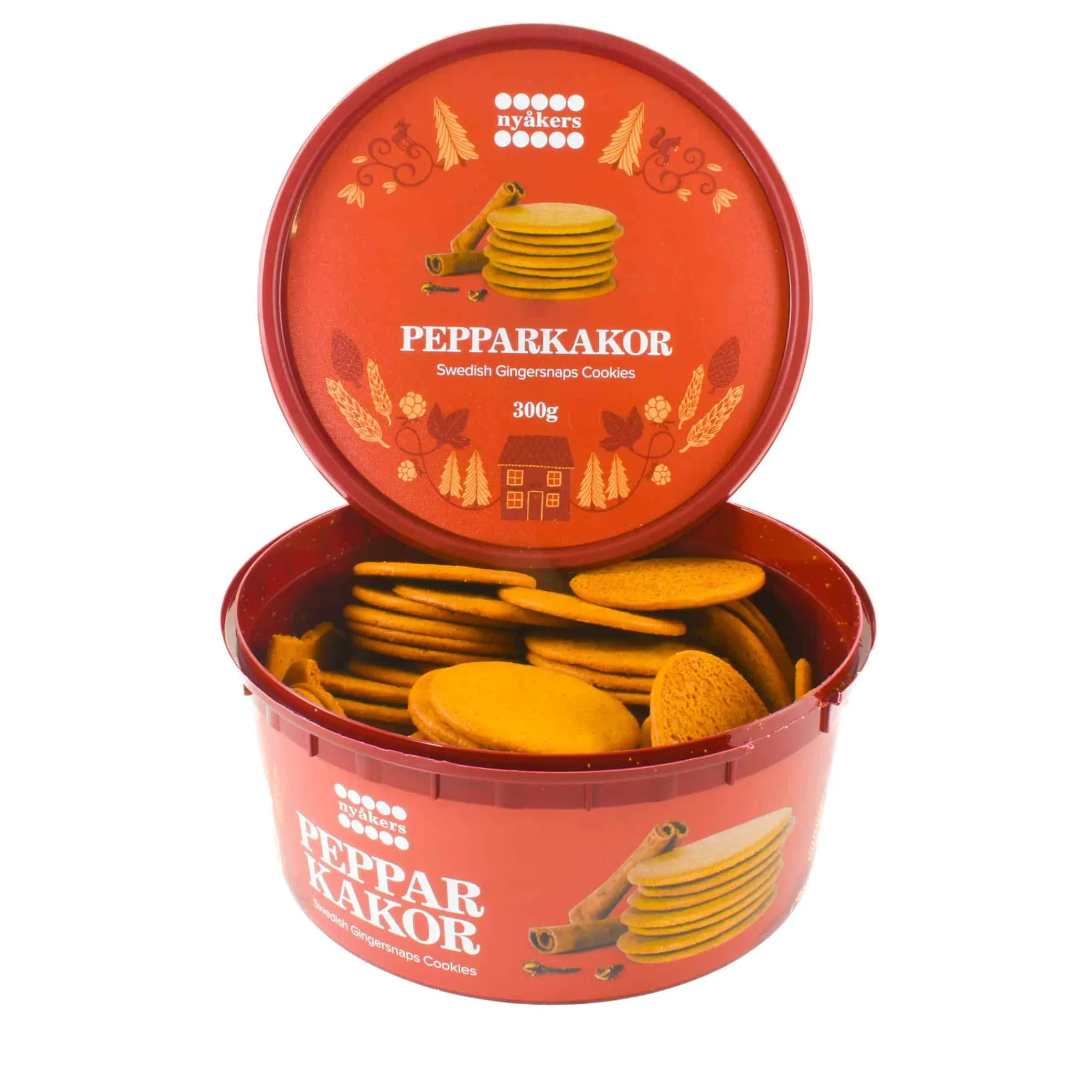 Ginger Snaps In Plastic Tub, 300g Chocolate & Sweets|Cakes & Bakery