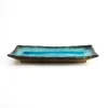 Online Oblong Turquoise Platter Korean Ingredients|Japanese Ingredients