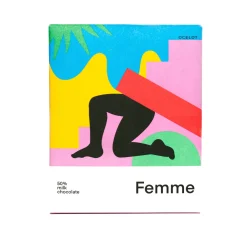 New Organic Femme Milk Chocolate Bar, 70g Made In The Uk|Chocolate & Sweets