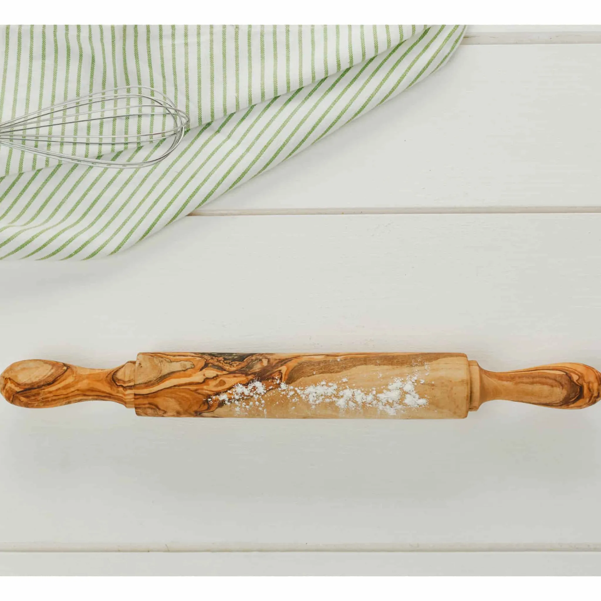 Best Olive Wood Rolling Pin, 40cm Middle Eastern Ingredients|Kitchen Tools & Utensils