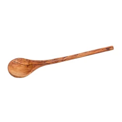 Clearance Olive Wood Round Spoon, 30cm Middle Eastern Ingredients|Kitchen Tools & Utensils
