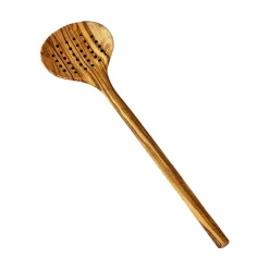 Online Olive Wood Slotted Spoon, 30cm Kitchen Tools & Utensils