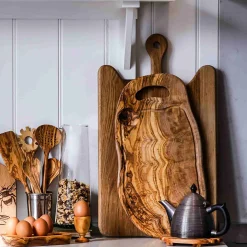 Online Olive Wood Slotted Spoon, 30cm Kitchen Tools & Utensils