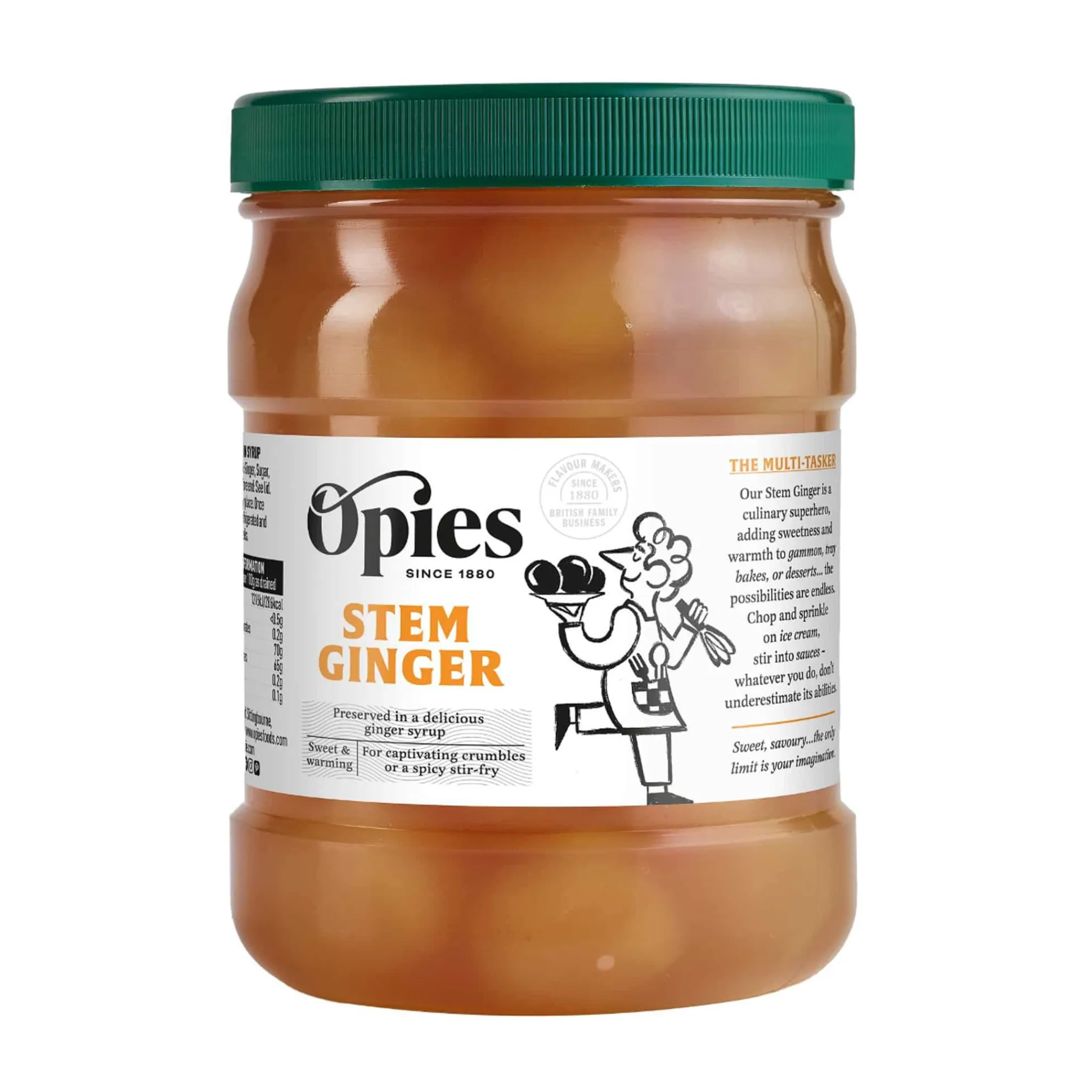 Stem Ginger in Syrup, 1.35kg Ingredients Brands|Baking Ingredients