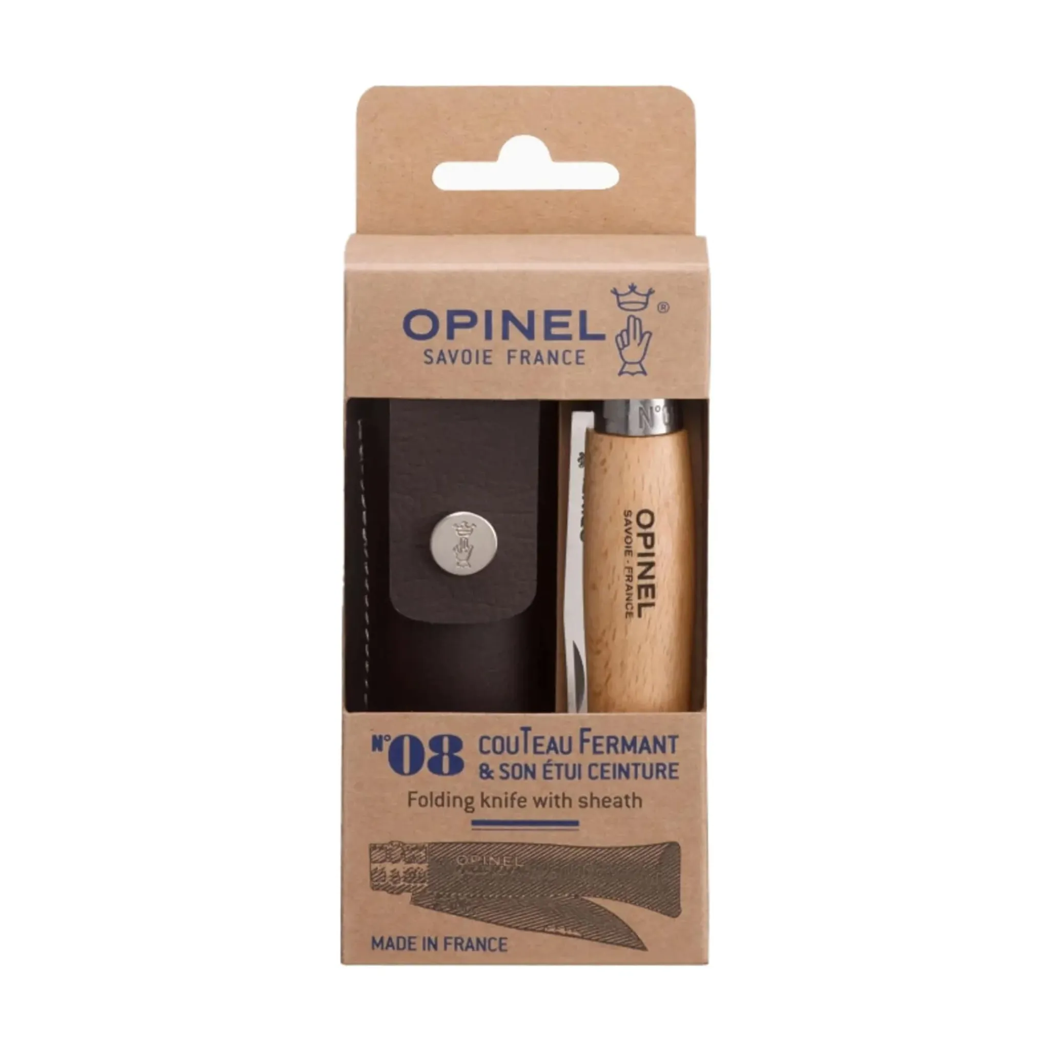 Folding Knife Gift Set with Faux Leather Sheath Kitchen Knives