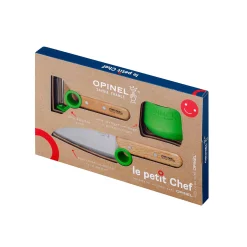 Online Green Le Petit Chef 3 Piece Children's Knife Set Kitchen Knives