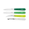Hot Kitchen Essentials 4 Knife Set - Greens French Ingredients|Kitchen Knives