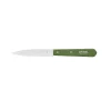 Online No 113 Khaki Beechwood Handle Serrated Paring Knife, 10cm Kitchen Knives