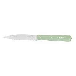 Sale No 113 Sage Beechwood Handle Serrated Paring Knife, 10cm Kitchen Knives
