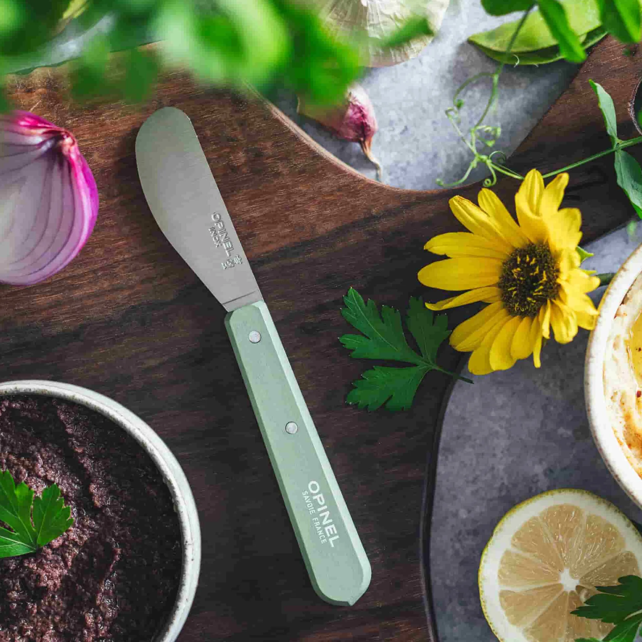 Clearance No 117 Sage Beechwood Handle Spreading Knife, 6cm Tableware Brands|Cutlery