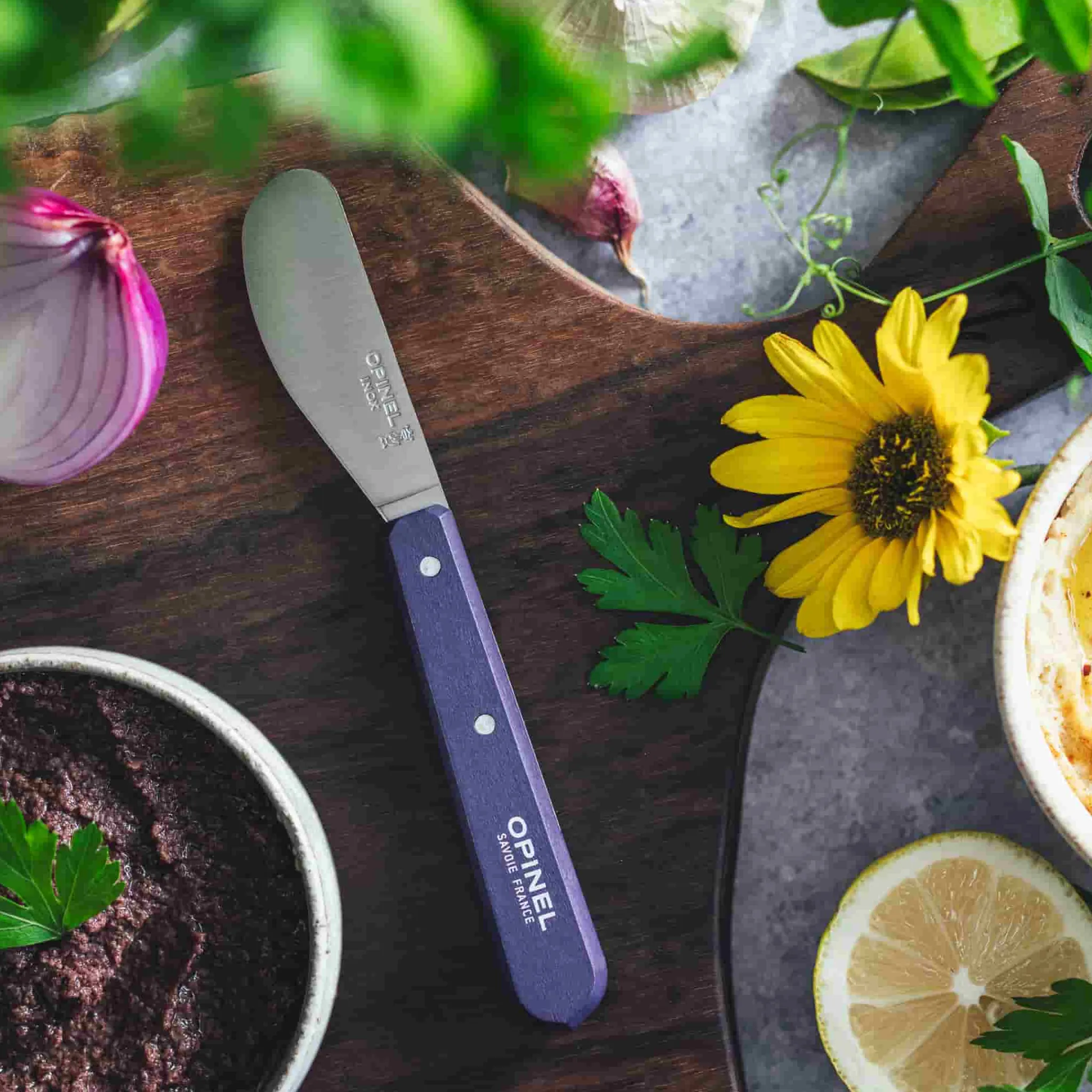 Online No 117 Violet Beechwood Handle Spreading Knife, 6cm Cutlery|Tableware Brands