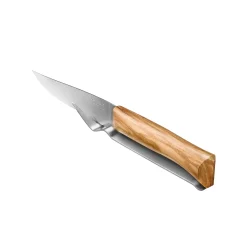 New Olive Wood Handle Cheese Knife & Fork Set Kitchen Knives