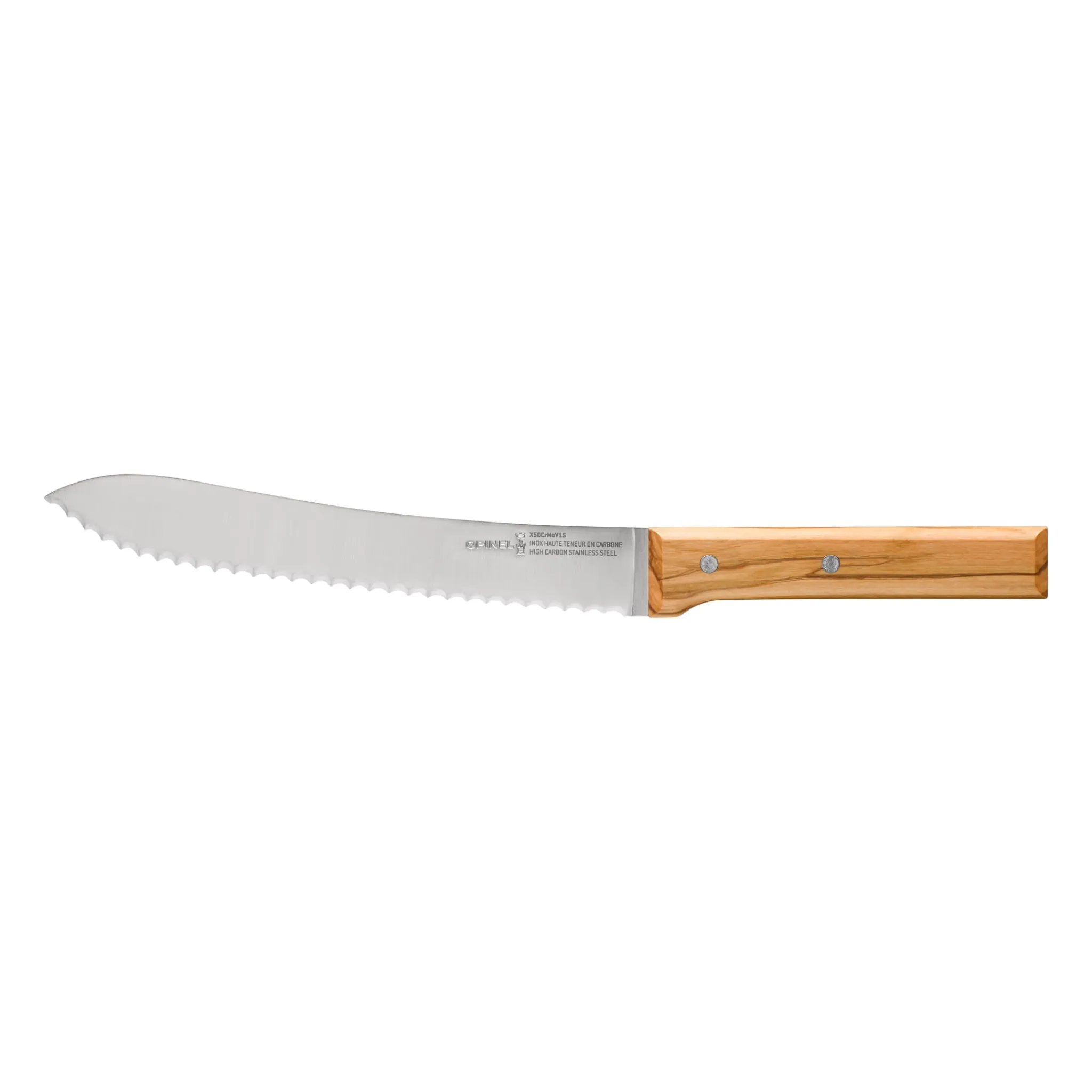 Discount Parallele Olive Wood Bread Knife, 21cm Kitchen Knives