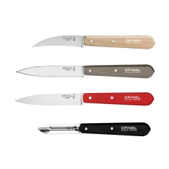 Discount 4 Piece Red & Black Kitchen Essentials Knife Set Kitchen Knives