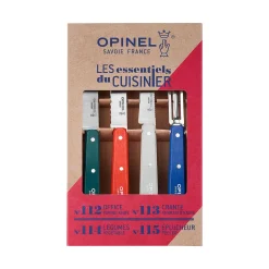 4 Piece Red & Blue Kitchen Essentials Knife Set Kitchen Knives