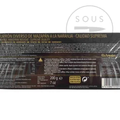 Orange & Marzipan Turron, 200g Ingredients Brands|Spanish Ingredients