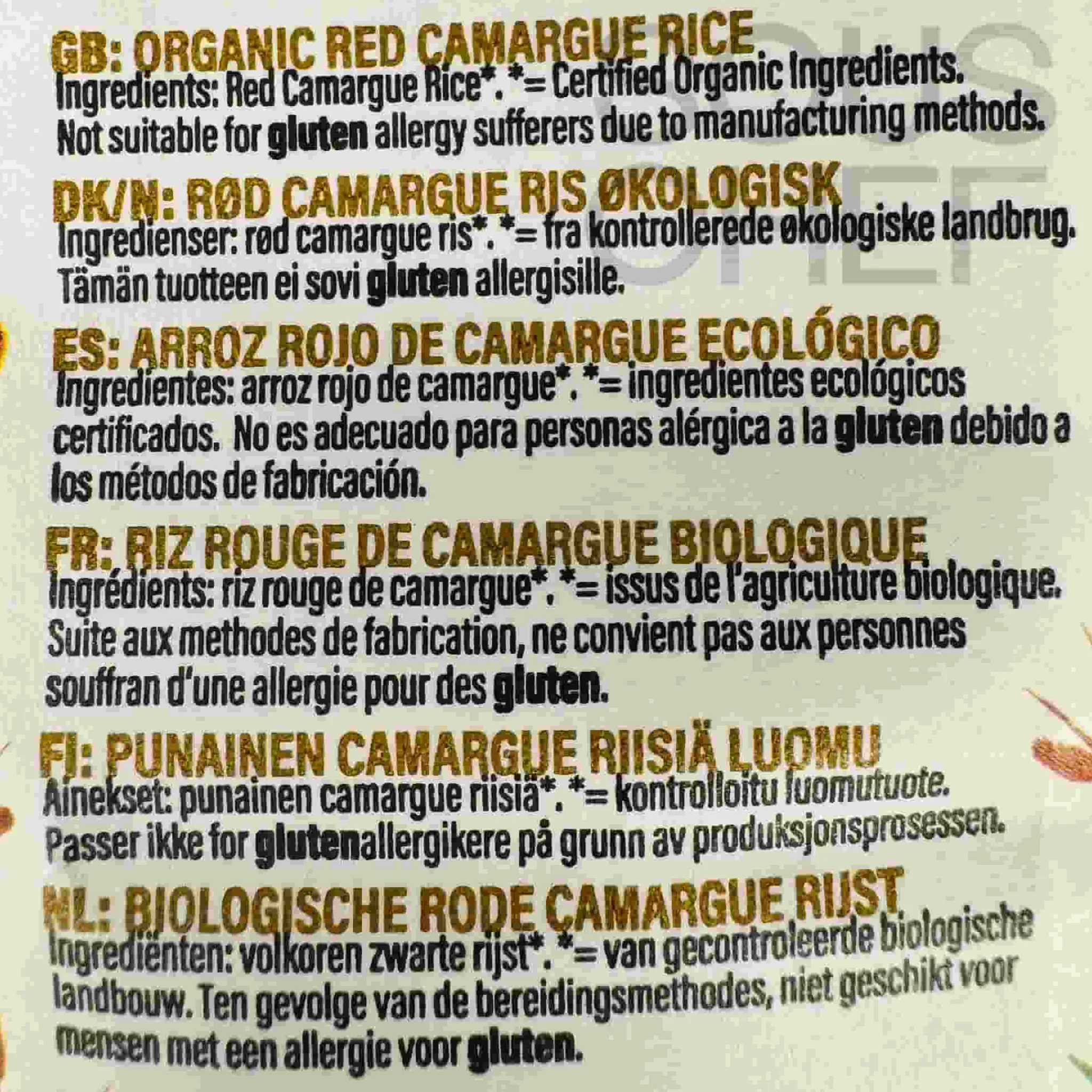 Best Organic Camargue Red Rice, 500g French Ingredients|Pasta, Rice & Beans