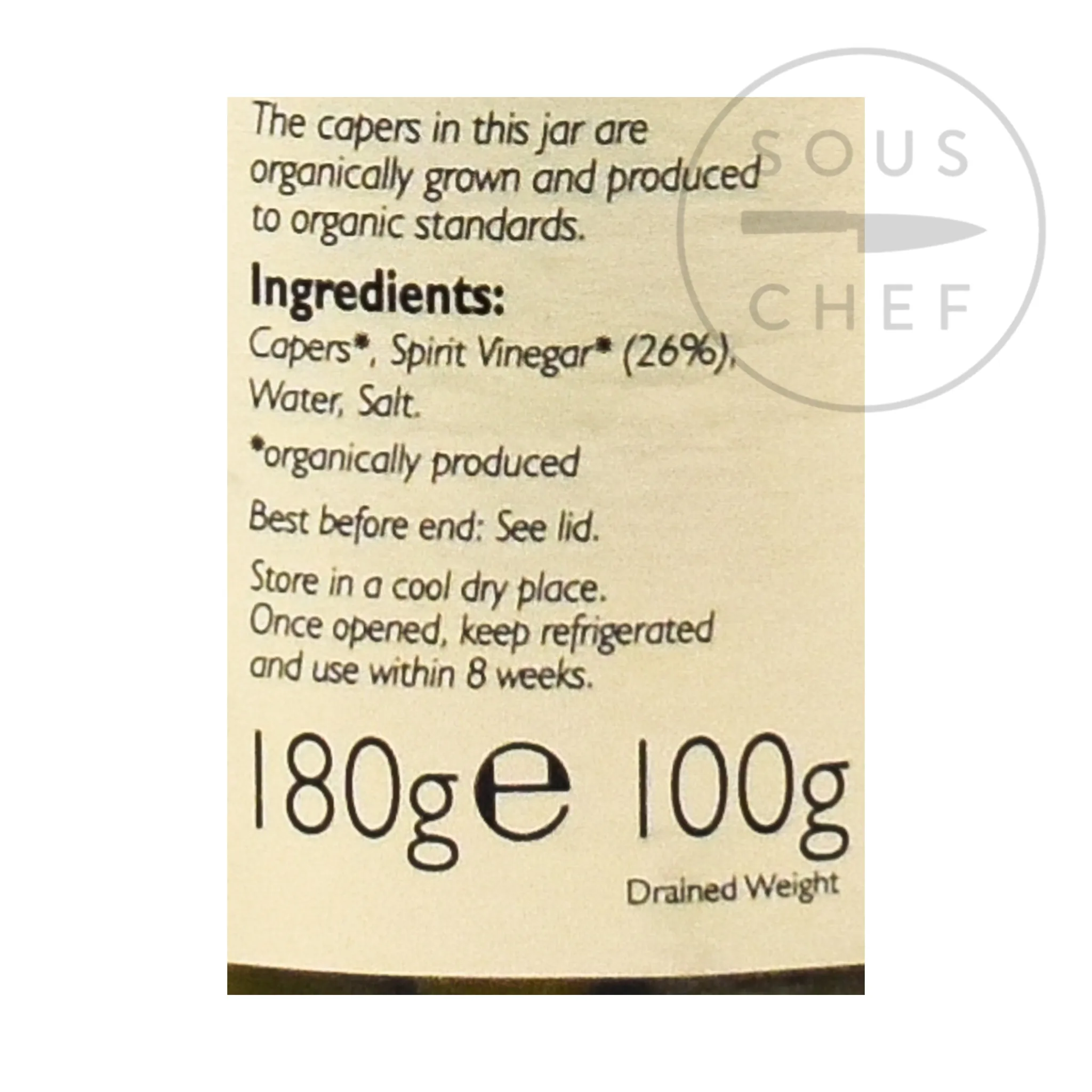 Best Organic Capers, 180g Vegetables|Sauces & Condiments