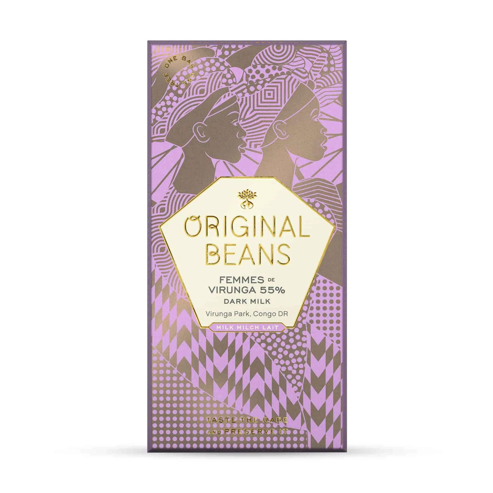 Online 55% Femmes de Virunga Dark Milk Chocolate Bar, 70g Chocolate & Sweets|Ingredients Brands